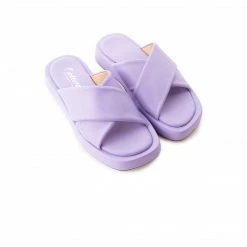 L'INTERVALLE WOMEN Oda Light Purple Leather