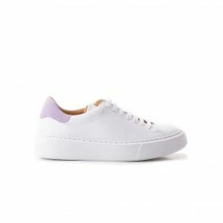 L'INTERVALLE WOMEN Benetar White Purple Leather