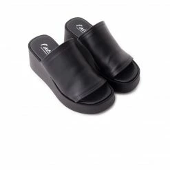 L'INTERVALLE Tresor Black Leather WOMEN