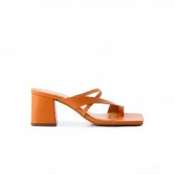 L'INTERVALLE Barriada Orange Leather WOMEN