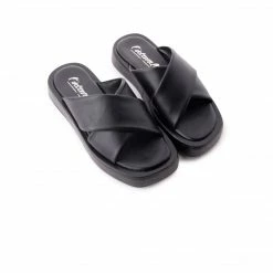 L'INTERVALLE WOMEN Oda Black Leather