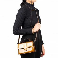 L'INTERVALLE Mini Diya Tan Patent WOMEN