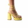 L'INTERVALLE WOMEN Promenade Yellow Leather