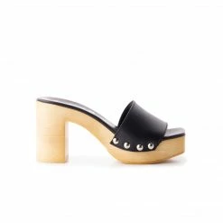 L'INTERVALLE Fragolina Black Leather