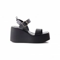 L'INTERVALLE Napoleon Black Leather WOMEN