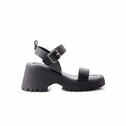 L'INTERVALLE Garibaldi Black Leather