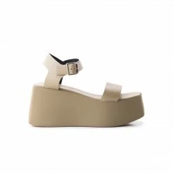 L'INTERVALLE WOMEN Chaton Light Khaki Leather
