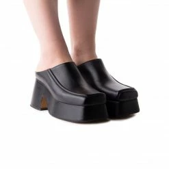 L'INTERVALLE Grettel Black Leather WOMEN