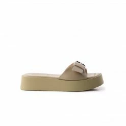 L'INTERVALLE Sweets Light Khaki Leather