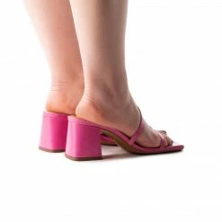 L'INTERVALLE Armona Hot Pink Leather