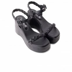 L'INTERVALLE WOMEN Artemisa Black Leather