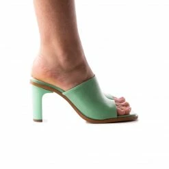L'INTERVALLE WOMEN Corvo Green Leather