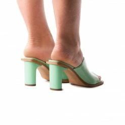 L'INTERVALLE WOMEN Corvo Green Leather