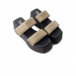 L'INTERVALLE Amore Light Khaki Leather WOMEN