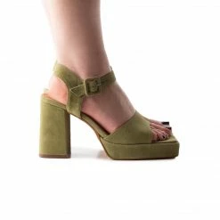 L'INTERVALLE WOMEN Jalapa Khaki Suede