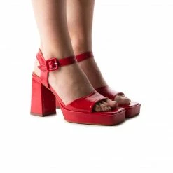 L'INTERVALLE Jalapa Red Leather WOMEN