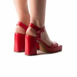 L'INTERVALLE Jalapa Red Leather WOMEN