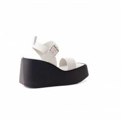 L'INTERVALLE WOMEN Napoleon Off White Leather