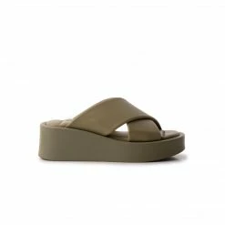 L'INTERVALLE Chou Light Khaki Leather WOMEN