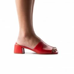 L'INTERVALLE Fortunata Red Leather WOMEN