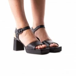 L'INTERVALLE Eos Black Leather WOMEN