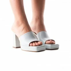 L'INTERVALLE WOMEN Durango Light Blue Leather