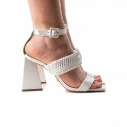 L'INTERVALLE WOMEN Limestone White Leather