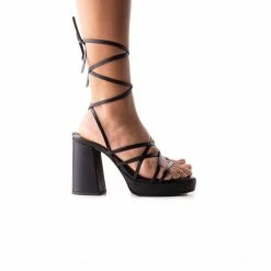 L'INTERVALLE Promenade Black Leather WOMEN