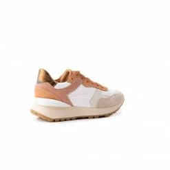 L'INTERVALLE WOMEN Shady Orange White Suede