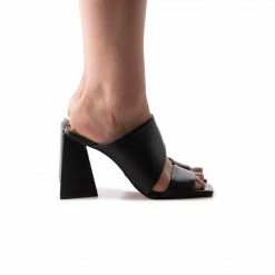 L'INTERVALLE Barbera Black Leather WOMEN