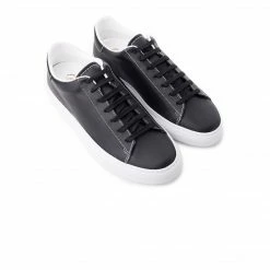 L'INTERVALLE Achilles Black Leather/White Sole