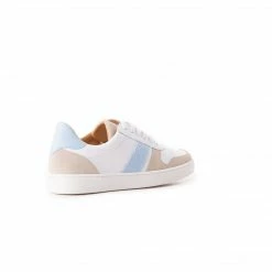 L'INTERVALLE Karma White Blue Leather WOMEN