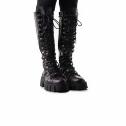 L'INTERVALLE WOMEN Jinju Black Leather