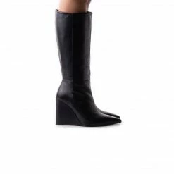 L'INTERVALLE Heritage Black Leather WOMEN