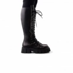 L'INTERVALLE WOMEN Jinju Black Leather