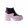 L'INTERVALLE Sylvia Black/Lilac Leather WOMEN