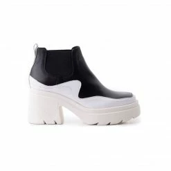 L'INTERVALLE WOMEN Sylvia Black/White Leather