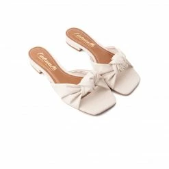 L'INTERVALLE WOMEN Guadeloupe Cream Leather