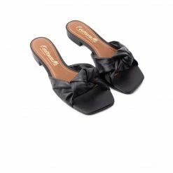 L'INTERVALLE WOMEN Guadeloupe Black Leather