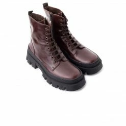 L'INTERVALLE WOMEN Terni Dark Brown Leather