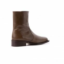 L'INTERVALLE Fargo Khaki Leather WOMEN