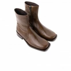 L'INTERVALLE Fargo Khaki Leather WOMEN
