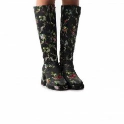 L'INTERVALLE Garden Black Floral Fabric WOMEN