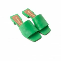 L'INTERVALLE Bolivar Green Leather WOMEN