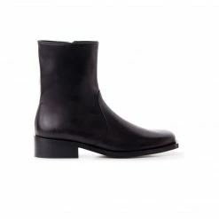 L'INTERVALLE WOMEN Fargo Black Leather
