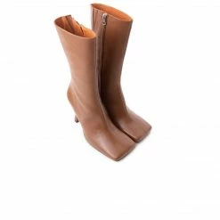 L'INTERVALLE WOMEN Argyle Cognac Leather