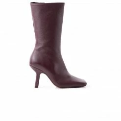 L'INTERVALLE WOMEN Argyle Bordeau Leather
