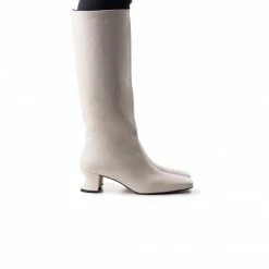 L'INTERVALLE WOMEN Gatsby Off White Leather