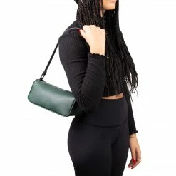 L'INTERVALLE Bree Dark Green Leather WOMEN