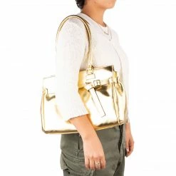 L'INTERVALLE WOMEN Avenue Gold Leather